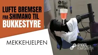 Lufte HYDRAULISKE SKIVEBREMSER fra SHIMANO til BUKKESTYRE | MEKKEHJELPEN