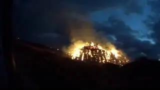 Nowice pożar słomy