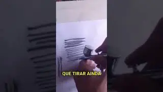 EXERCÍCIO PARA TRAÇOS FINOS NO AERÓGRAFO