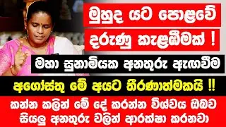 මහා සුනාමියක අනතුරු ඇඟවීම!අගෝස්තු මේ අයට තීරණාත්මකයි!කන්න කලින් මේදේ කරන්න අනතුරු වලින් ආරක්ෂා කරනවා