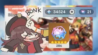💎 286 Rolls for Hutao 🔥