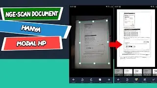 Cara paling mudah Scan Document, Foto, Ijazah, KTP, ke Format PDF dan JPG di HP Android [FULL FITUR]