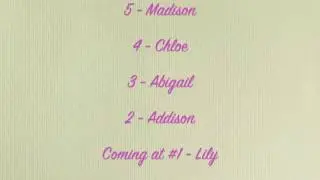 Cool Baby Names - Boy and Girl Top 10  cool baby names and how to get some free baby stuff!!