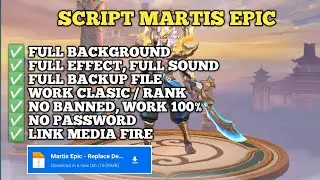 Script Skin Martis Epic God Of War Full Effect & Voice No Password - Mobile Legends