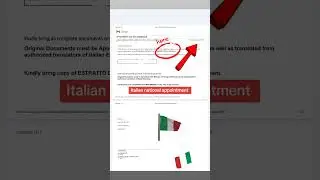 Italy embassy appointment update 