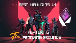 Best Valorant Highlights #1 - Pro plays, Fnatic Tournament and funny moments.
