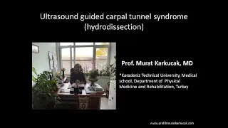 Ultrasound guided carpal tunnel syndrome (hydrodissection), by Prof Murat Karkucak MD