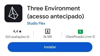 NOVA IDE PARA CRIAR JOGOS EM 3D PELO CELULAR!!! - Three Environment