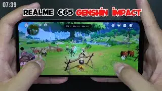Test game Genshin Impact on Realme C65