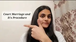 Court Marriage procedure in Hindi/English