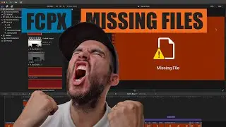 How to FIX FCPX Missing Files RED SCEREEN OF DEATH :)
