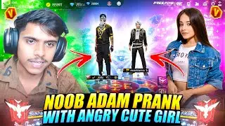 ANGRY YOUTUBER PRANK ON CUTE GF BF STREAMER😱 THEY KICK ME FROM GROUP😬 - FREE FIRE