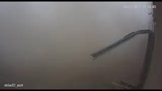 airstrike on a military warehouse in Odessa