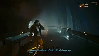 Cyberpunk 2077-Giving Songbird to Reed