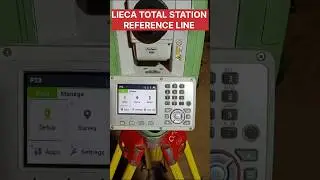 Reference Line in Lica Total Station | Reference Line Lieca TS07 | 