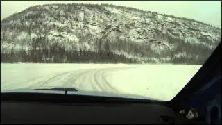On-Board with Rally Driver Anders Grøndal on ice! Subaru Impreza