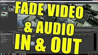 How To Fade Video In and Out In Adobe Premiere CS6 CS5 CS4