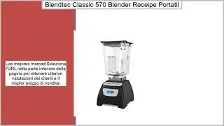 Blendtec Classic 570 Blender with wild side + Jar & receipe portatil