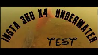 caméra insta 360 x4 test underwater carpe #pêche #insta360x4 #underwater #testing