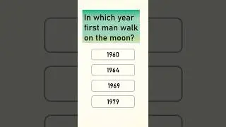 First man on moon? Space quiz🤔🧐