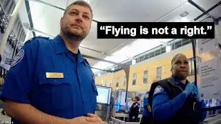 Sovereign Citizen Tries To Get Through A TSA Checkpoint Without A Search
