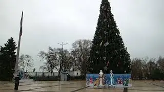 Керчь предновогодняя Площадь Ленина 30 12 2021
