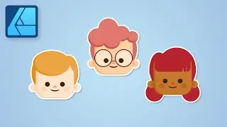 How to Make Cute Characters | Affinity Designer Tutorial for Beginners