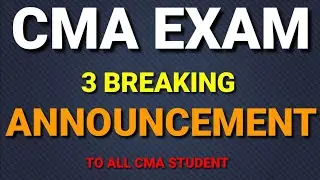 ICMAI Most IMP Update || CMA Exam July 2023