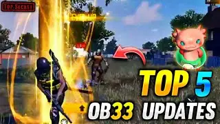 OB33 Updates Free Fire Tamil || 5 VS 5 Mode,New Character,New Gun || Free Fire Secret OB33 Updates