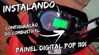 INSTALANDO PAINEL DIGITAL NA POP 110i💥FIO LUZ DE ÓLEO/ CONFIGURAÇÃO COMBUSTÍVEL💥STREET FIGHTER SF2📛