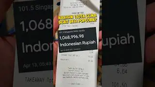Habisin 1 juta cuman buat beli popcorn ?! 😱 #Shorts #YouTubeShorts