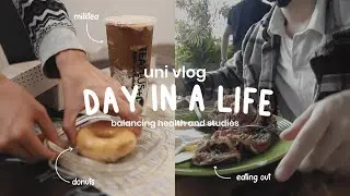 trying to balance studies & mental health | day in a life of a uni student