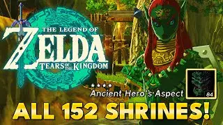 Zelda Tears of the Kingdom - All 152 Shrines Reward (Fully Enhanced)