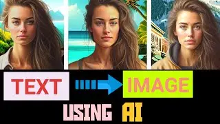 Transform text into images with AI in minutes!  | How to convert text into image using ai #free