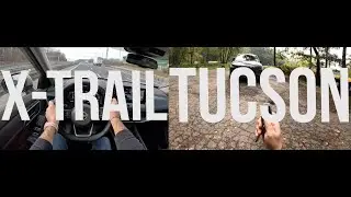 2023 Hybrid SUVs | Nissan X-Trail VS Hyundai Tucson | Test Drive POV 0-100 #car #testdrivepov