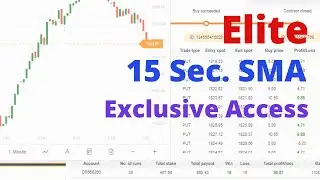 Elite Binary.com Bot - 15 Sec  SMA Binary Bot | Exclusive Access Proven Binary Bot