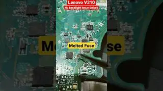 Laptop Backlight Issue - Melted Fuse 