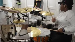 Goodbye Yesterday Drum Cover w/ bass drum cam