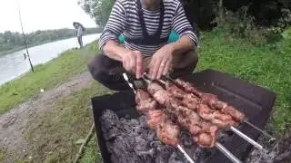 Рыбалка с ночёвкой.Вот это мы попали или не Фартит.