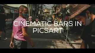 How To Add Cinematic Bars Using PicsArt.