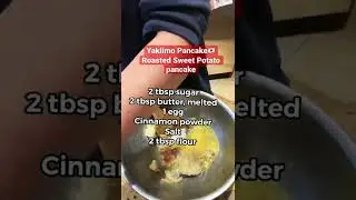 Yakiimo (Roasted Sweet Potato) Pancake #shorts