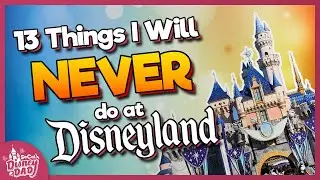 13 Things I Will NEVER Do at Disneyland Ever Again