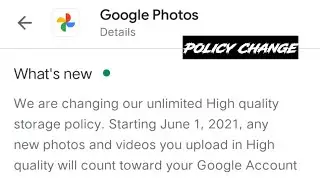 Google Photos Policy Change || Now Google Photos Get Paid On 1st June! || Google Photos