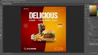 Design Product Sale Poster in Photoshop || Tutorial