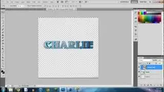 Photoshop: How to add Texture onto Text