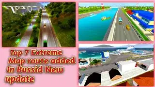 Top 7 Best map in Bus simulator Indonesia New update by maleo | Bussid 3.7.1