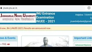 JNU 2021 LIST for different course is out