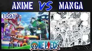 Anime VS Manga | ワンピース - One Piece Episode 1091
