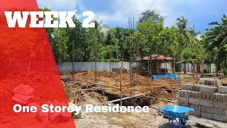 HOUSE BUILDING ONE STOREY RESIDENTIAL AT LAGUNA PROVINCE WEEK 2