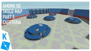 Recreating the SKELD MAP from Among Us in Roblox Studio | Part1 Cafeteria